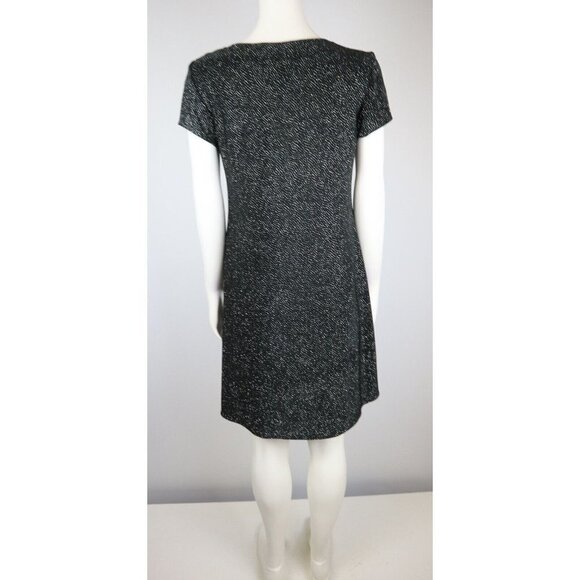 VINTAGE 90'S WOMEN'S BLACK GLITTER SHIMMER DRESS - JESSICA HOWARD - SIZE 6 - Picture 5 of 7